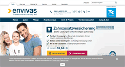 Desktop Screenshot of envivas.de